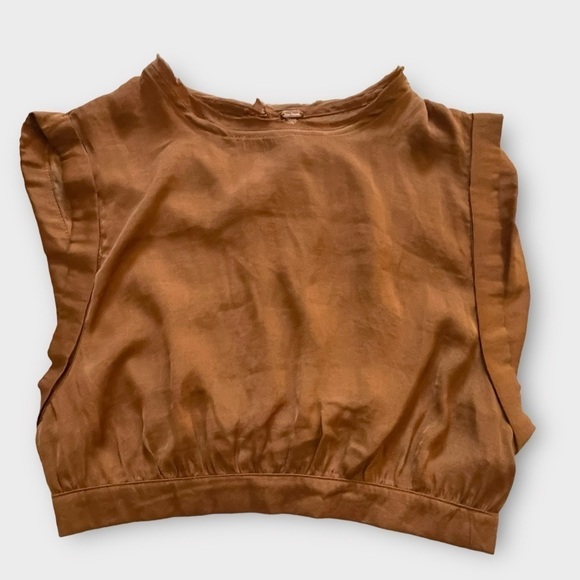 Free People Remi Blouse in Copper - Picture 2 of 5